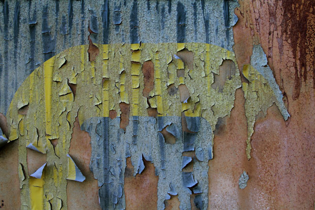 valleys in the vinyl colorful peeling rust texture 08 promo